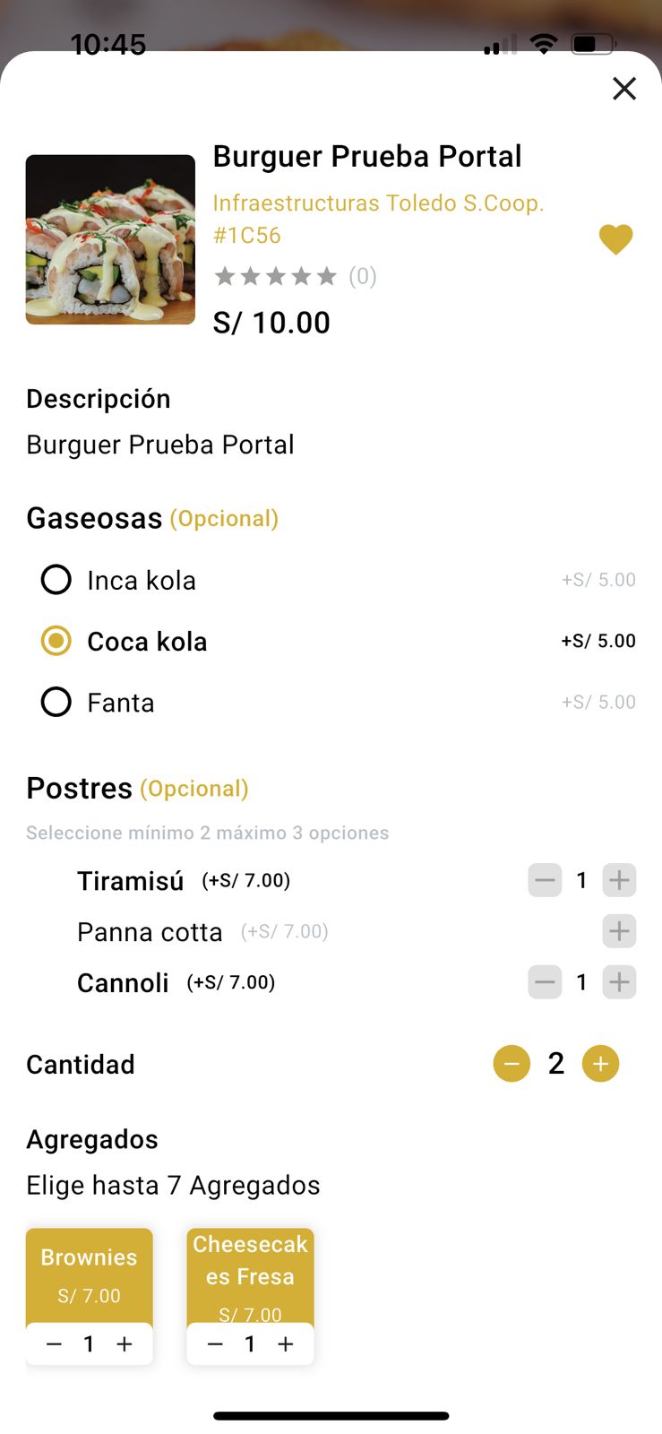 Captura de la app